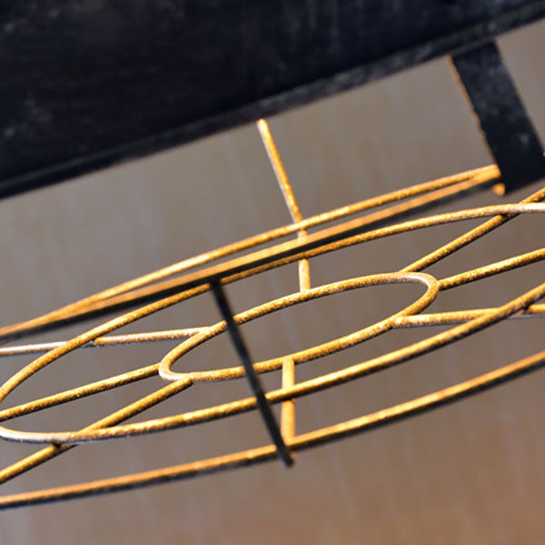Industrial Vintage Pot Lid Mesh Iron 1-Light Pendant Light
