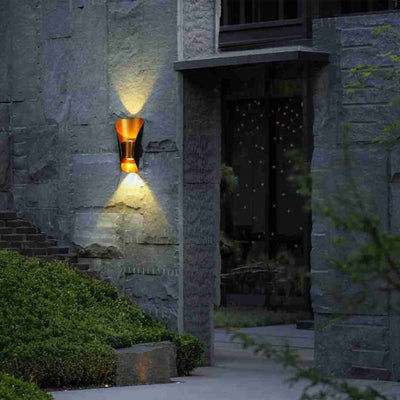 Lampe d'applique murale LED étanche de balcon de Patio extérieur de forme créative minimaliste moderne 