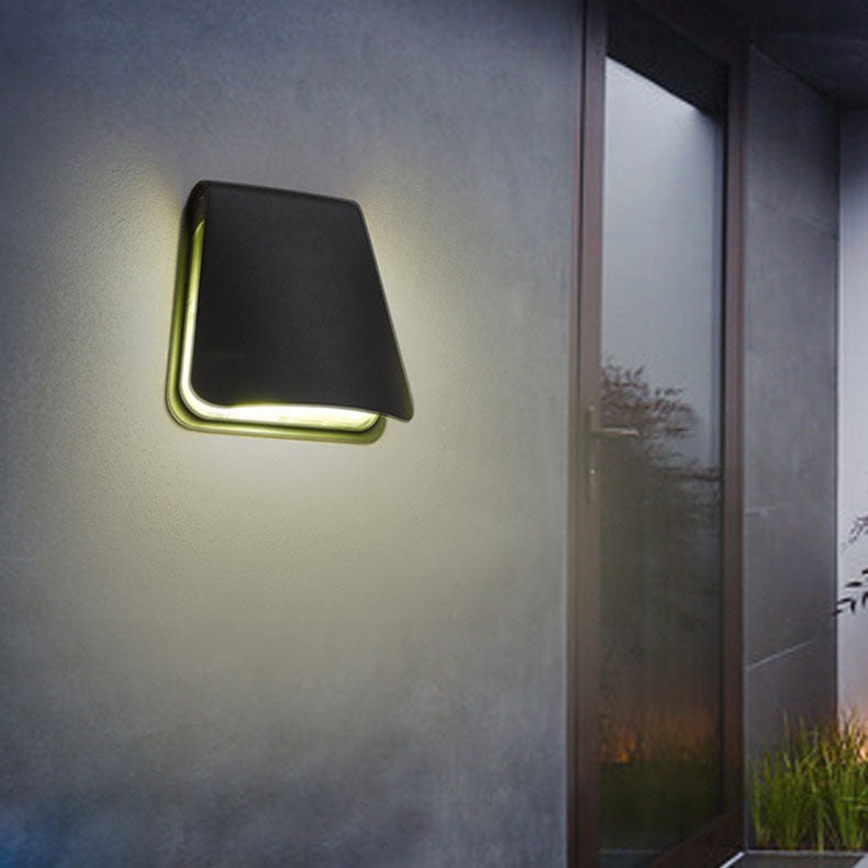 Modern Minimalist Solid Color Die-Cast Aluminum LED Wall Sconce Lamp