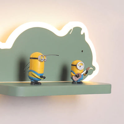 Kindliche kreative LED-Wandleuchte mit Cartoon-Muster 