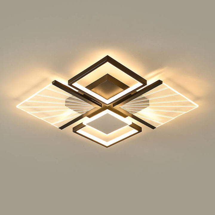 Moderne minimalistische kreative geometrische Spleißdesign LED-Deckenleuchte 