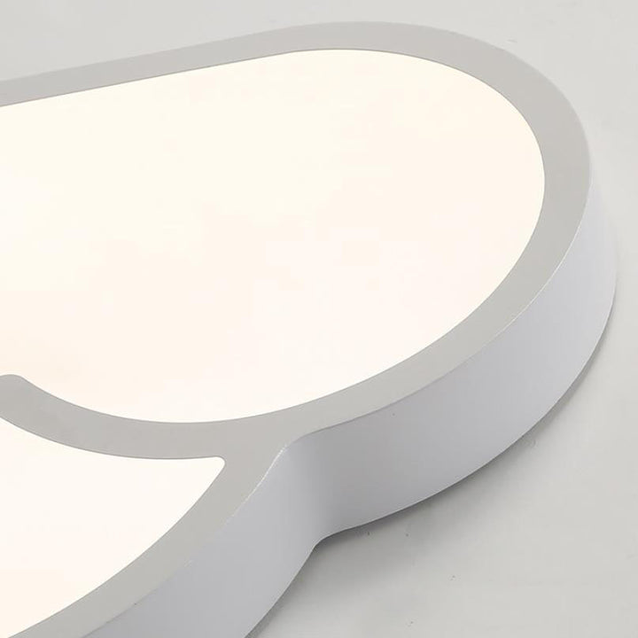 Zeitgenössische nordische wolkige Sonne Acryl Eisen LED Kinder Deckenleuchte zur Deckenmontage für Wohnzimmer und Schlafzimmer 