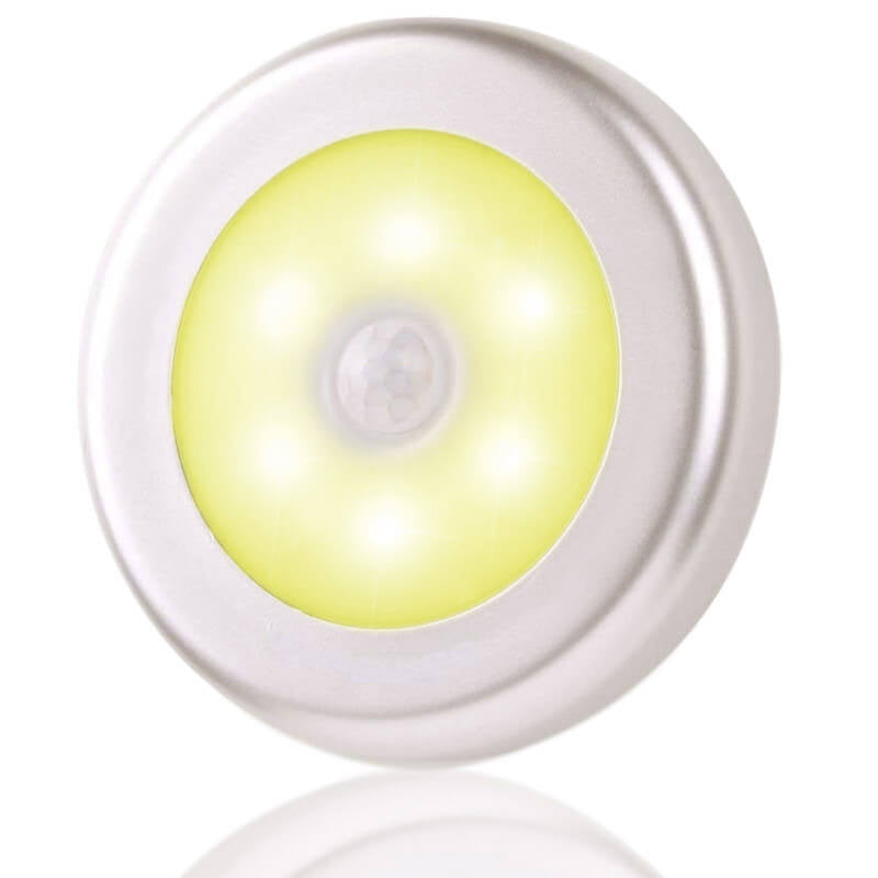 Lampe murale à LED ronde avec détection intelligente du corps humain 