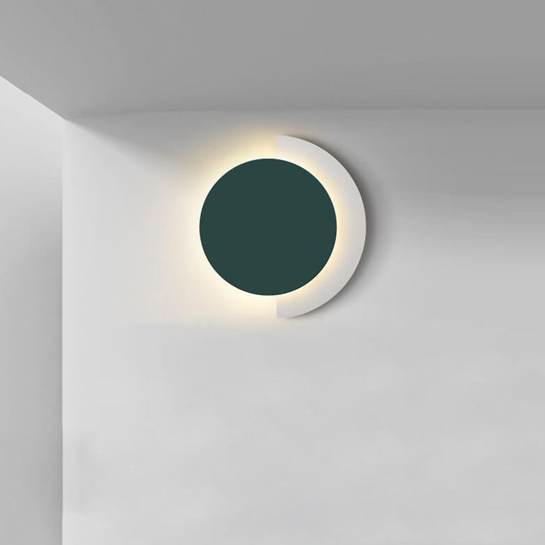 Nordic Postmodern Solid Color Schmiedeeisen Acryl LED Wandleuchte Lampe 