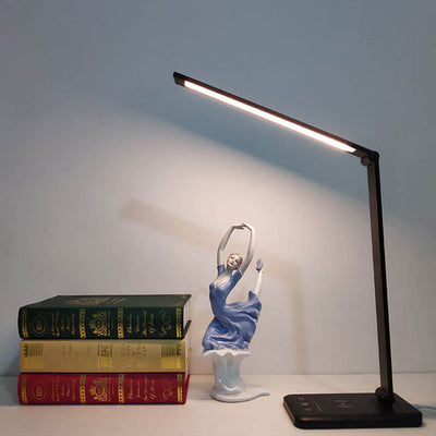 Eye Protection Aluminum Alloy Folding Touch 5-Speed Dimming LED Desk Lamp