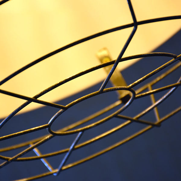 Industrial Vintage Pot Lid Mesh Iron 1-Light Pendant Light