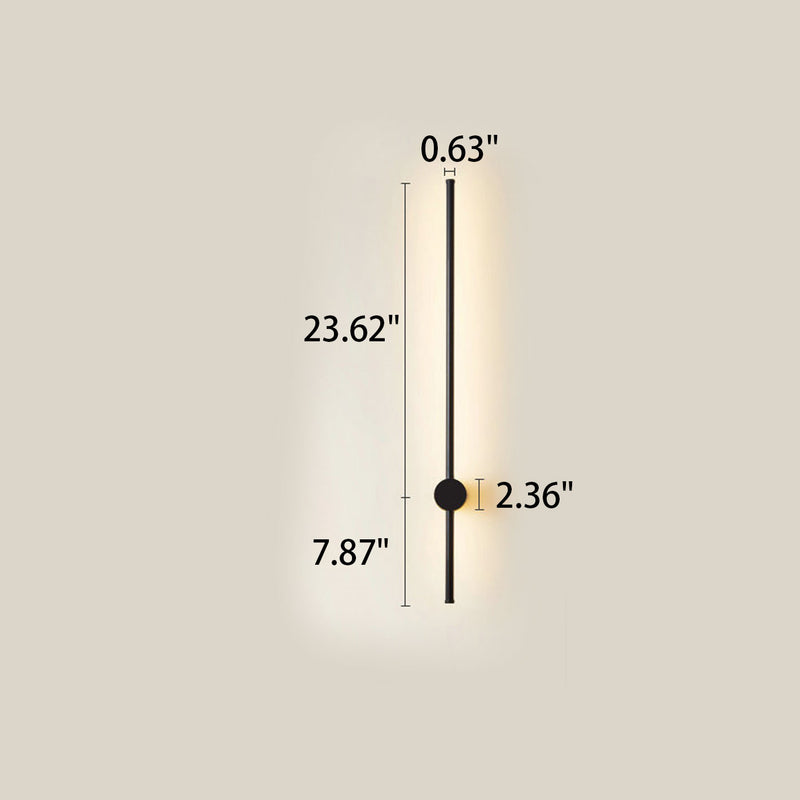 مصباح حائط LED من الألومنيوم الشريطي البسيط 