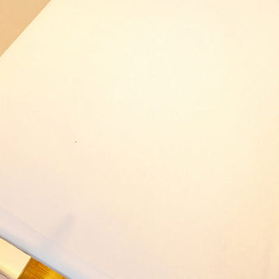 Moderne minimalistische Wandleuchte aus Messing, Stoff, Glas, gerader Arm, 1/2 Licht 