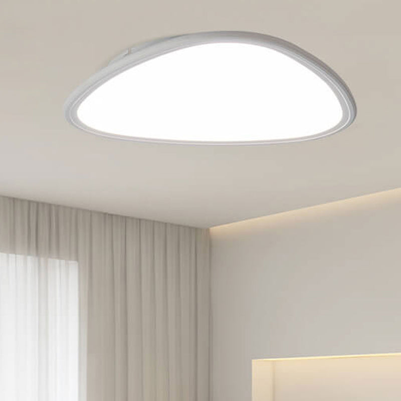 Modern Minimalist Aluminum Acrylic Round Triangle LED Flush Mount Ceiling Light
