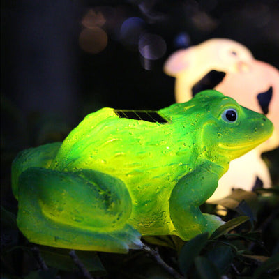 Resin Solar Creative Animal Shape Waterproof LED Garden Lawn Landscape Light