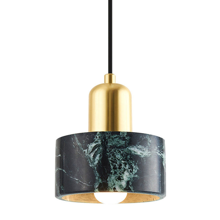 Suspension Luminaire en Métal et Marbre de Luxe Moderne à 1 Lumière 