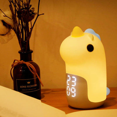 Cartoon Unicorn Timer Wecker LED-Nachtlicht