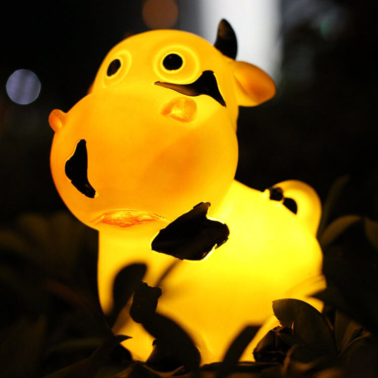 Resin Solar Creative Animal Shape Waterproof LED Garden Lawn Landscape Light