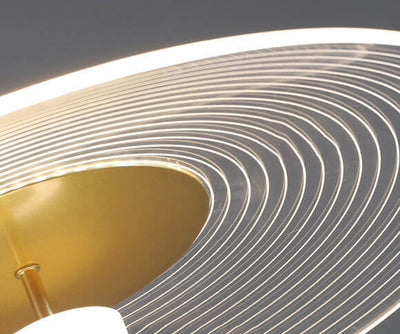 Nordic Creative Transparent Acrylic UFO Design LED Pendant Light