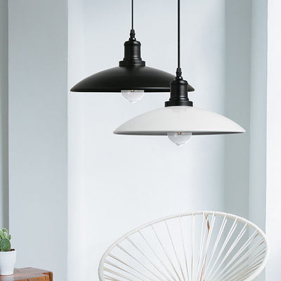 Nordic Vintage Industrial Iron 1-Light Pendant Light