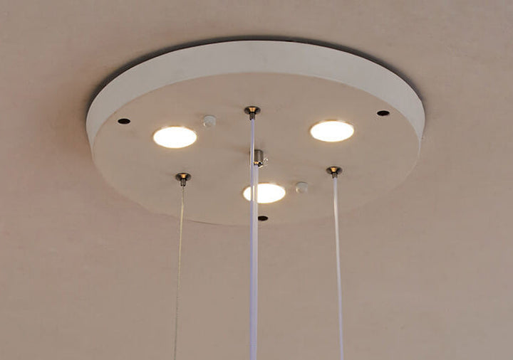 Lámpara de Araña LED de Combinación de Línea Creativa Nórdica 