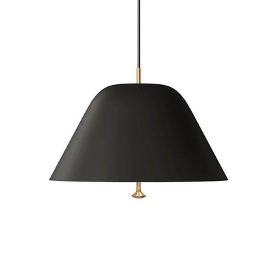 Danish Minimalist Cone Iron Acrylic 1-Light Pendant Light