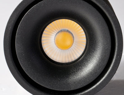 Industrieller faltbarer zylindrischer LED-Scheinwerfer aus Aluminium für die bündige Montage 