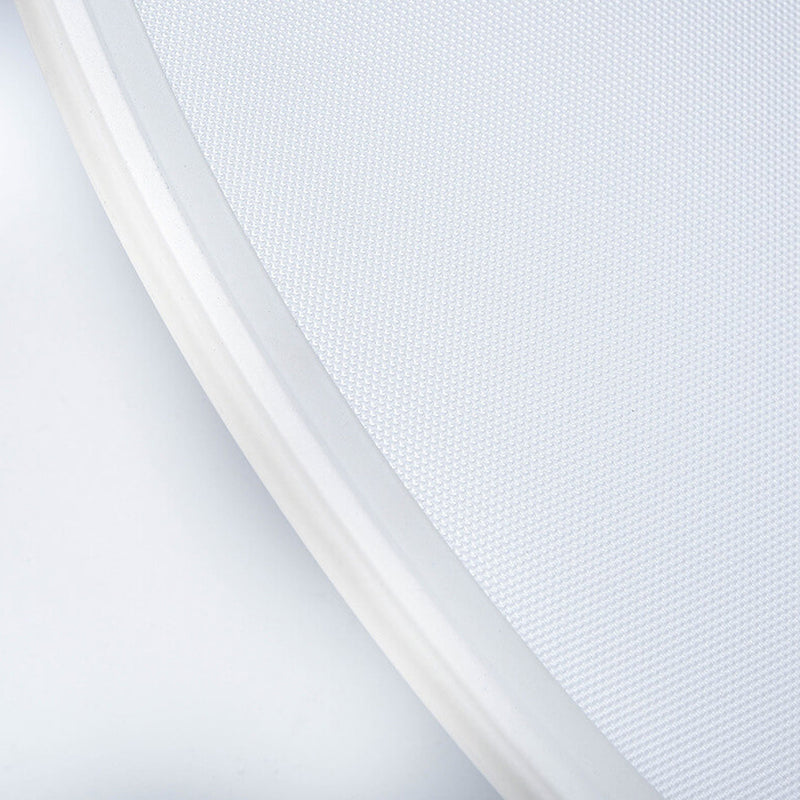 Modern Minimalist Aluminum Acrylic Round Triangle LED Flush Mount Ceiling Light