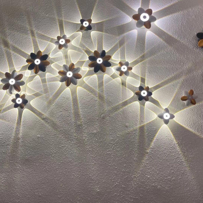 مصباح جداري LED مضيء بتصميم عصري وإبداعي من الألومنيوم 