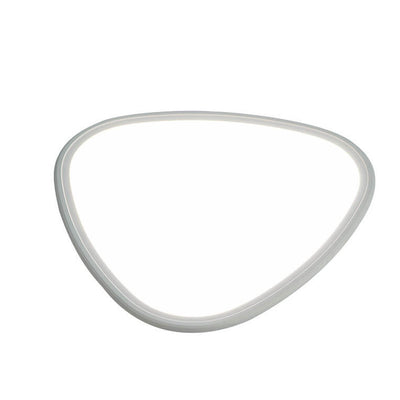 Modern Minimalist Aluminum Acrylic Round Triangle LED Flush Mount Ceiling Light