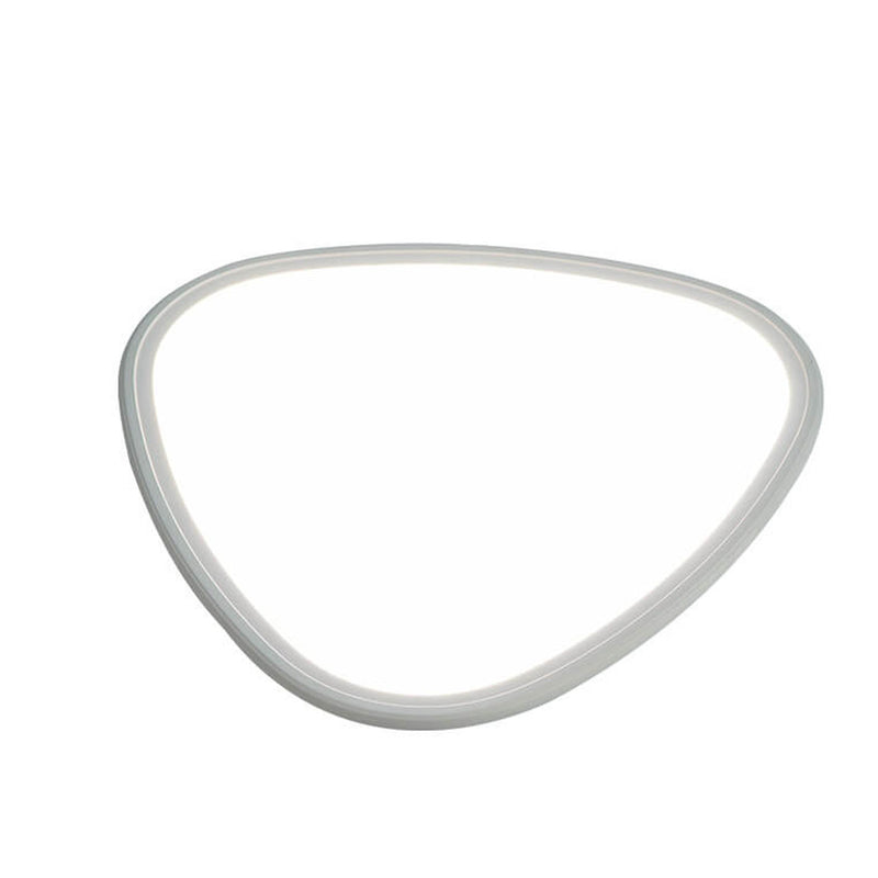 Modern Minimalist Aluminum Acrylic Round Triangle LED Flush Mount Ceiling Light