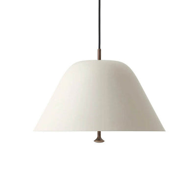 Danish Minimalist Cone Iron Acrylic 1-Light Pendant Light