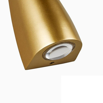Moderne einfache lange Horn-2-Licht-LED-Wandleuchte für den Innen- und Außenbereich 