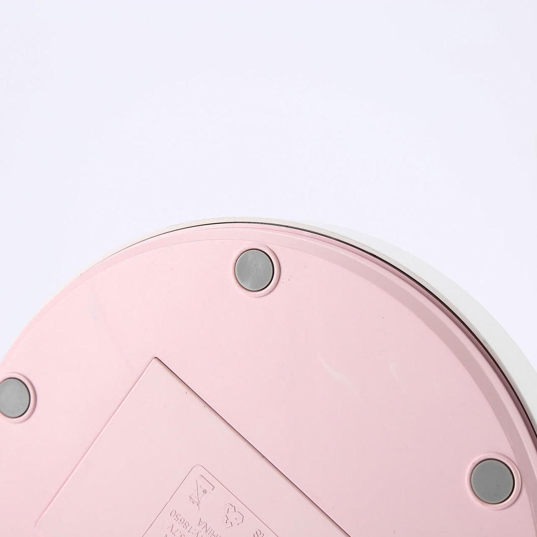 Modern Minimalist Plastic Long Shade Round Base Touch Charging LED Desk Lamp for Bedroom