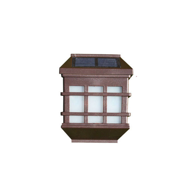 Cour étanche fenêtre panneau LED solaire applique murale lampe lumière extérieure 