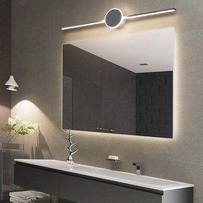 Nordic Minimalist Long Disc LED Vanity Light Wall Sconce Lamp