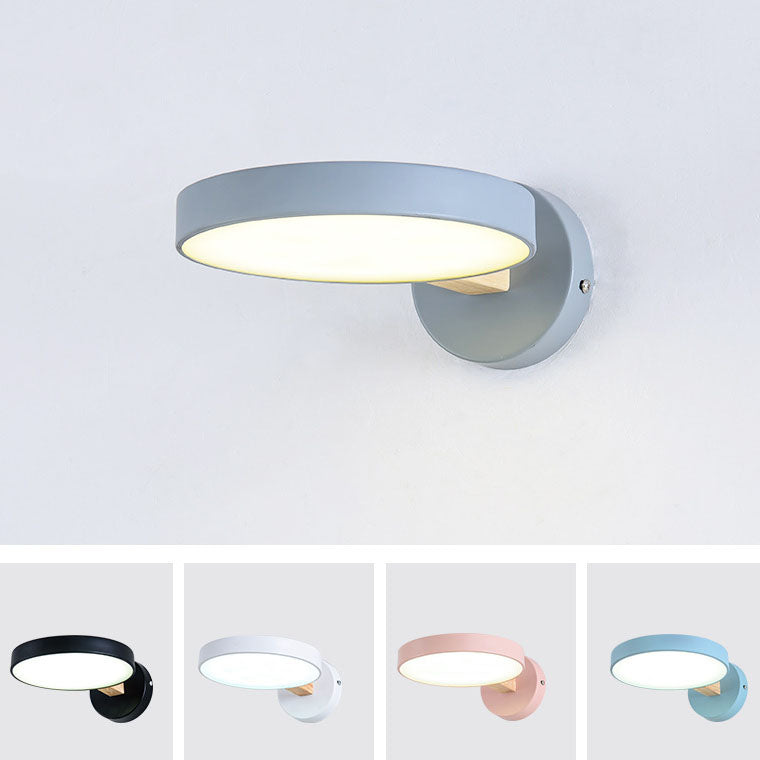 Nordische kreative LED-Wandleuchte in runder Form 