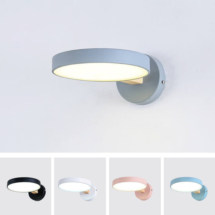 Lámpara de pared LED Nordic Creative Round Macaron Color 