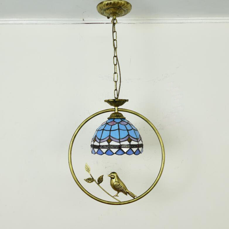 Tiffany Dôme Rustique Vitrail Design d&