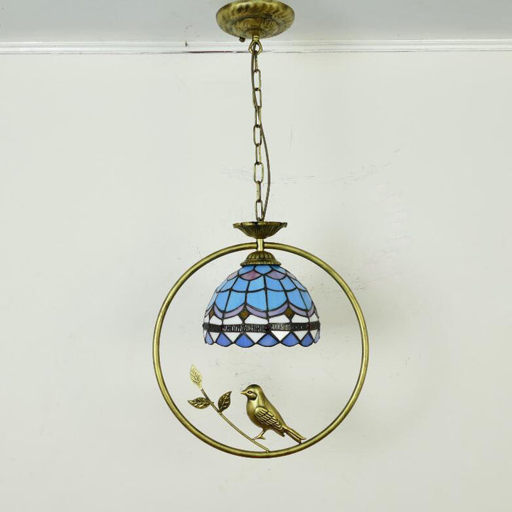 Tiffany Dôme Rustique Vitrail Design d&
