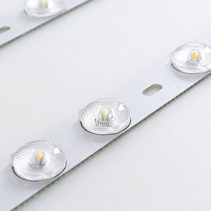 ضوء السقف LED المثبت بشكل مسطح المستدير البسيط الخشبي الياباني 