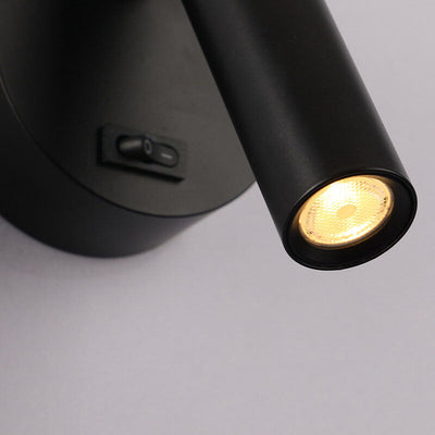 Moderne einfarbige LED-Wandleuchte aus Aluminium 