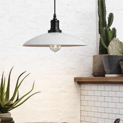 Nordic Vintage Industrial Iron 1-Light Pendant Light