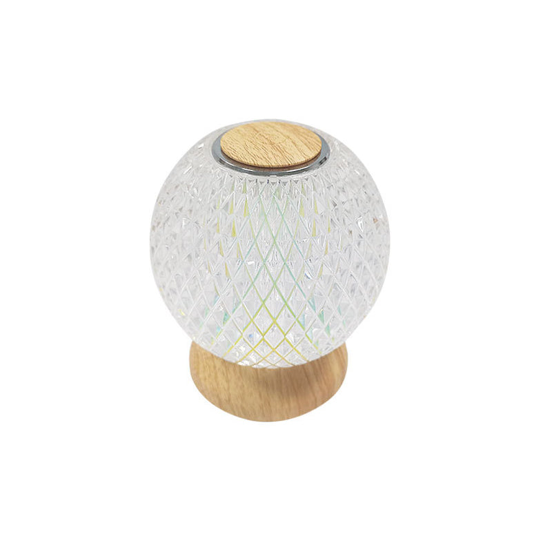 Lampe de table LED design lune acrylique créative 