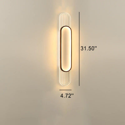 Creative Luxury Ring Acrylic Aluminum LED Wall Sconce Lamp