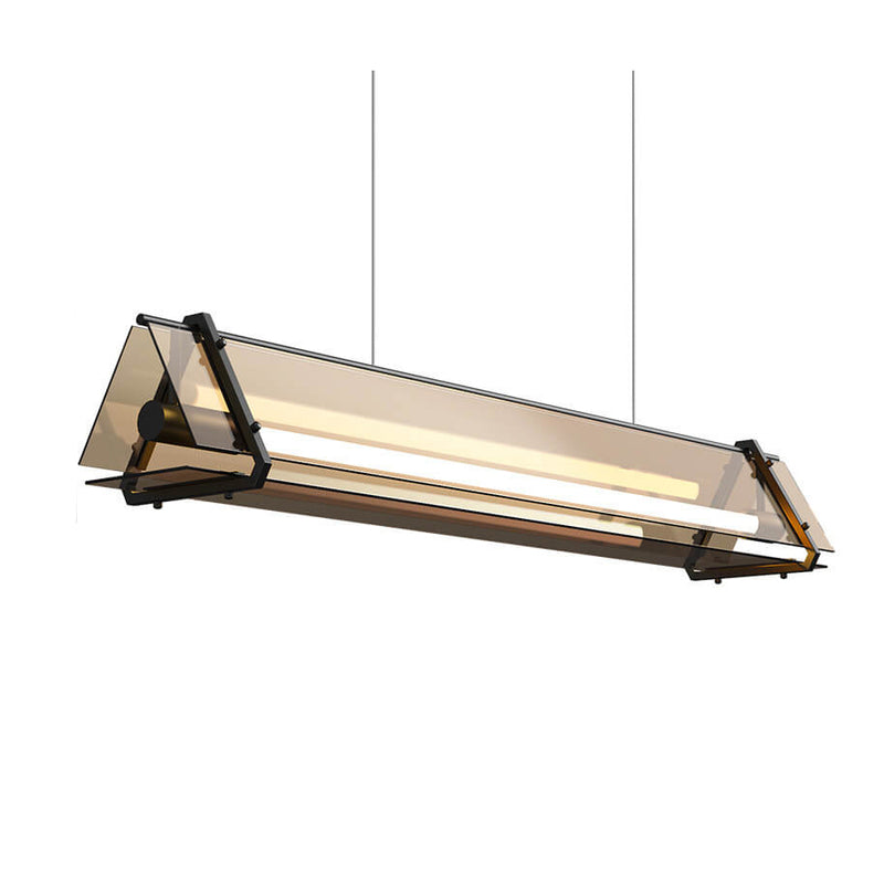 Modern Glass Creative Three-dimensional Triangle Geometric Design 1-Light  Chandelier