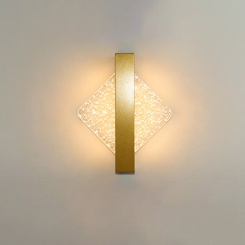 تصميم مبتكر من الأكريليك المتشقق لمصباح حائط LED 