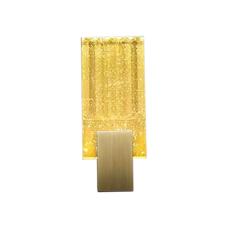 Moderne Bubble Crystal Square Luxus LED Wandleuchte 