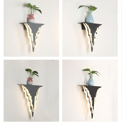 Nordic Iron Art Acrylic Irregular Shape Indoor Wall Sconce Lamp