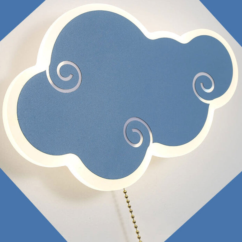 Modern Nordic Simple Cloud Cartoon Design LED Wall Sconce Lamp