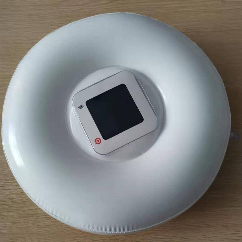 Lumière solaire ronde de piscine, lumière flottante gonflable et étanche à LED pour l&