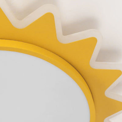 Plafonnier LED en forme de soleil créatif 