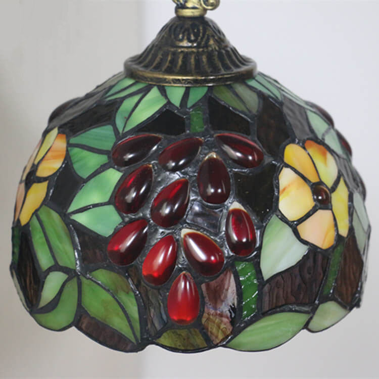 Tiffany Buntglas Traube 1-Licht Wandleuchte 