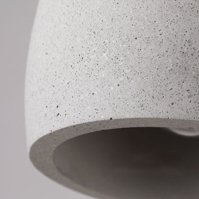 Minimalist Cement Dome 1-Light Pendant Light