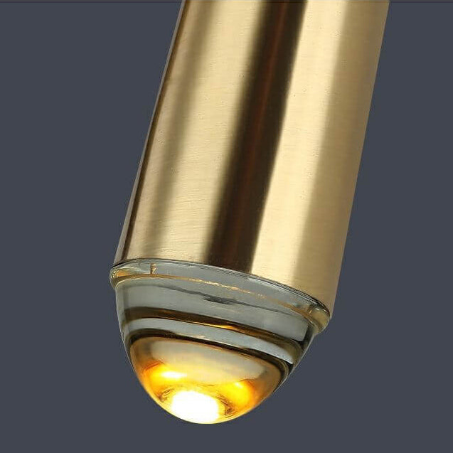 Minimalistischer Luxus-Langstreifen-Gold-1-Licht-Wandleuchte 